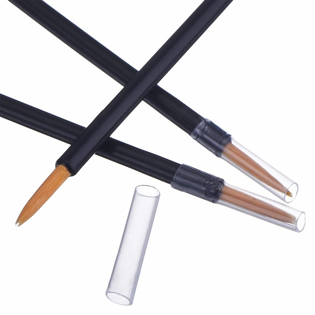 100 Pack Disposable Eyeliner Brush Applicator Cosmetic Eye Wands Makeup Tool