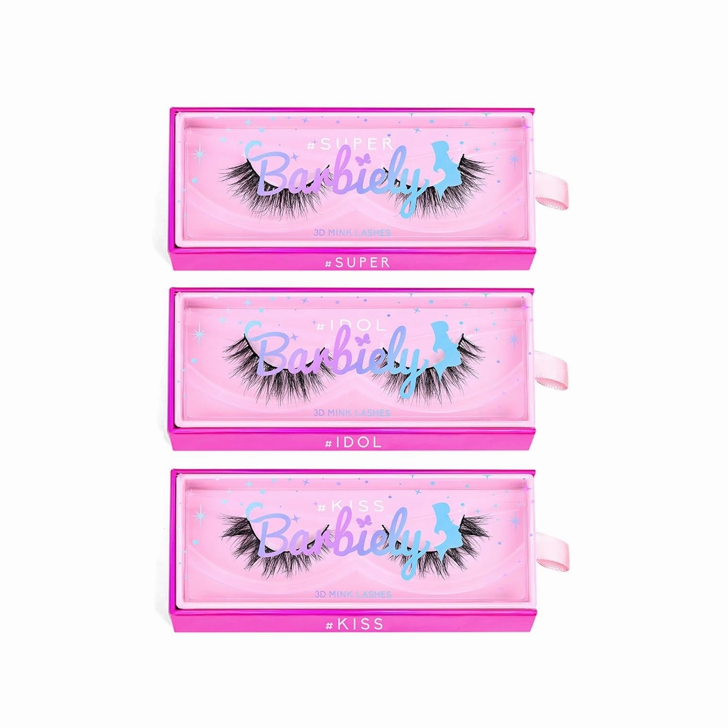 15mm Natural Lashes, 3D Real Mink Eyelashes, 3 Pairs Short Wispy False Lashes, Handmade Natural Look Lashes, Soft Reusable Non-Irritating Fake Eye Lashes, Cruelty Free (Super Natural)