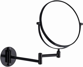 1x/3x Wall Mounted Makeup Mirror, Double Sided Vanity Mirror with Magnification, 360º Swivel Extendable Shaving Mirror Best Gift for Mother Girlfriend, 6 inch