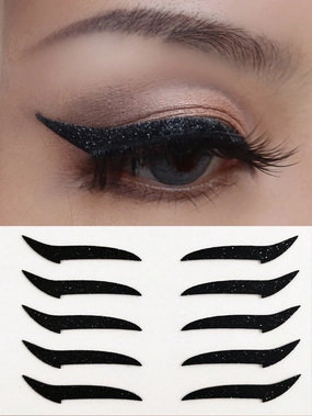 2sheets Eyeliner Print Tattoo Sticker