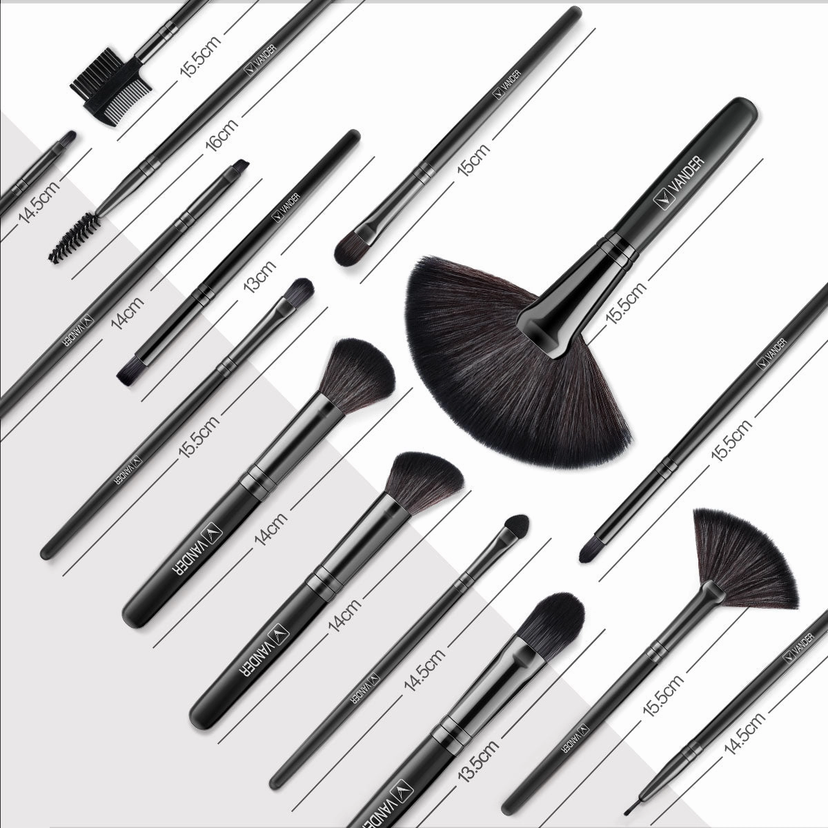 32pcs Professionnal Drag Queen Makeup Brushes