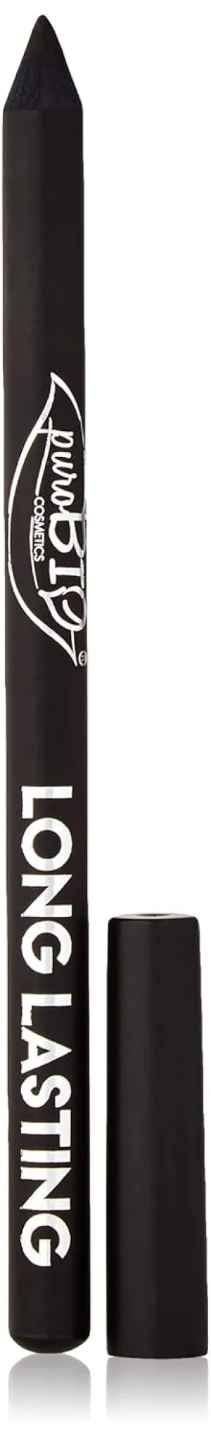 Certified ORGANIC High-pigmented and Long-Lasting Extra Black Eyeliner. Made with Coconut, Jojoba, Avocado, Baobab Oil, Vitamin E. ORGANIC.VEGAN. CRUELTY-FREE.NICKEL TESTED, MADE IN ITALY