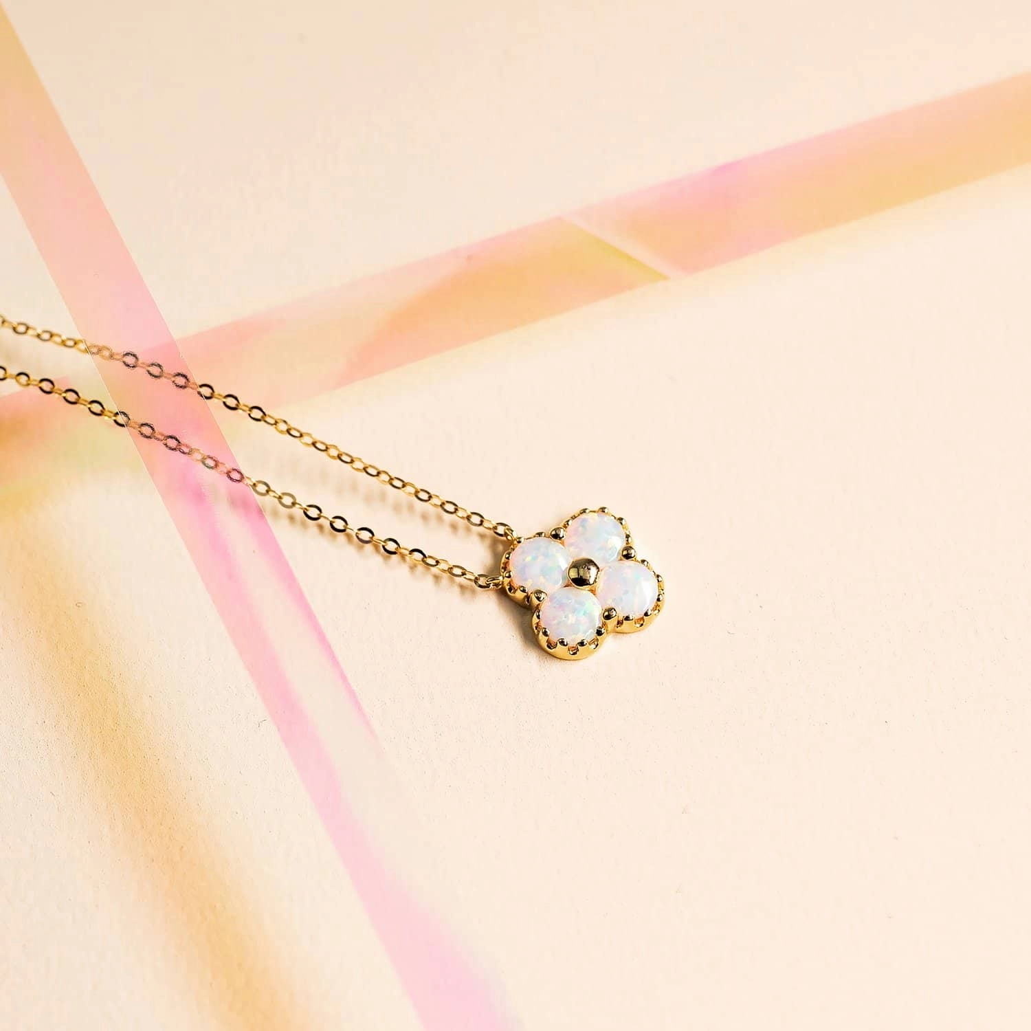Chloe - 18K Opal Necklace