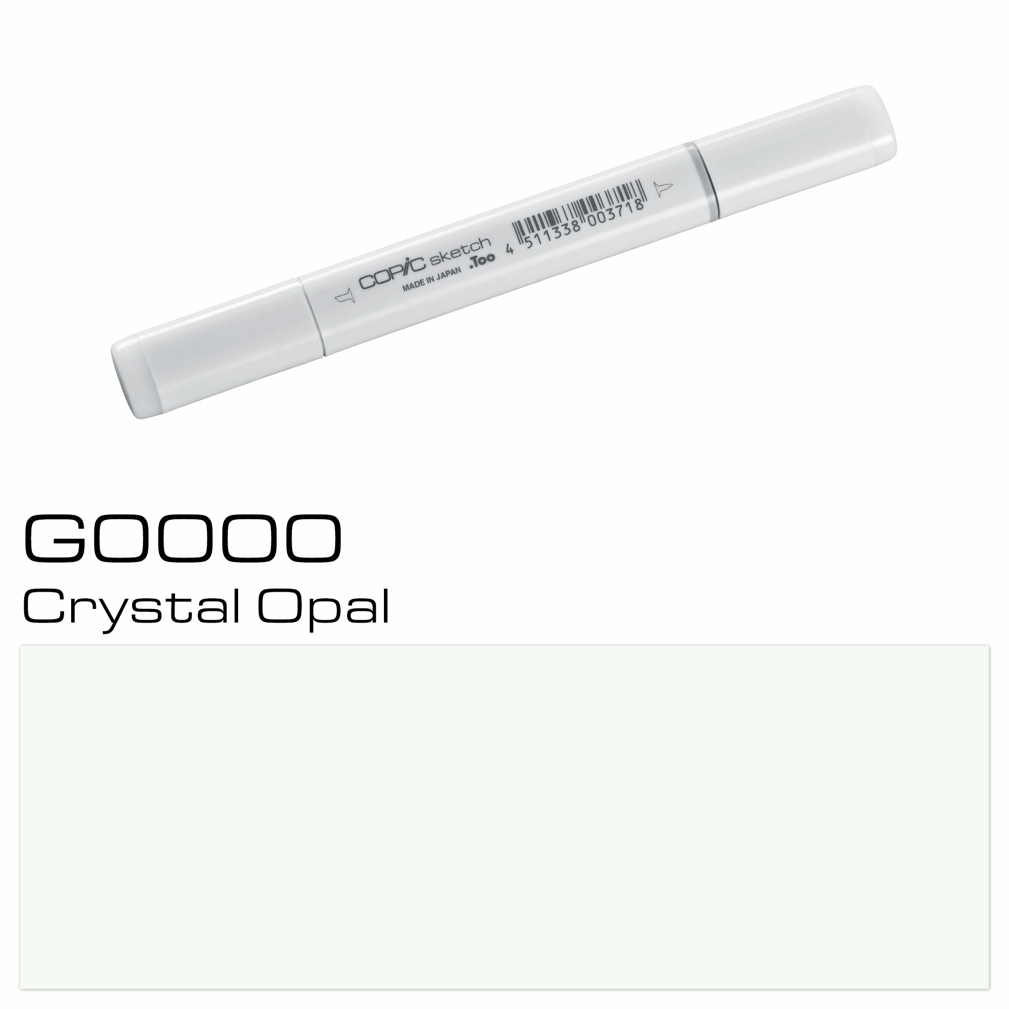 COPIC Sketch Coloured Marker Pen - (G-0000) Crystal Opal, For Art & Crafts, Colouring, Graphics, Highlighter, Design, Anime, Professional & Beginners, Art Supplies & Colouring Books