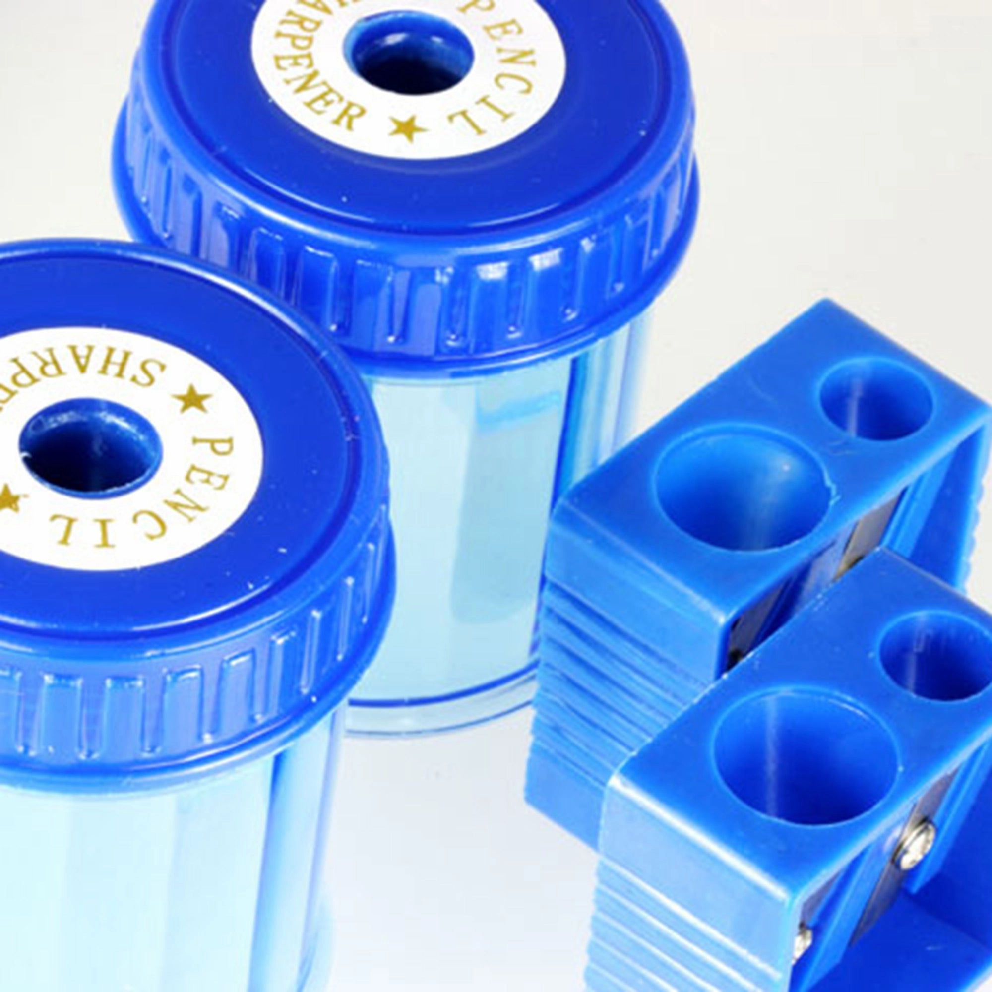 Dual Blade 2 Sharpener   2 Round Receptacle Sharpener