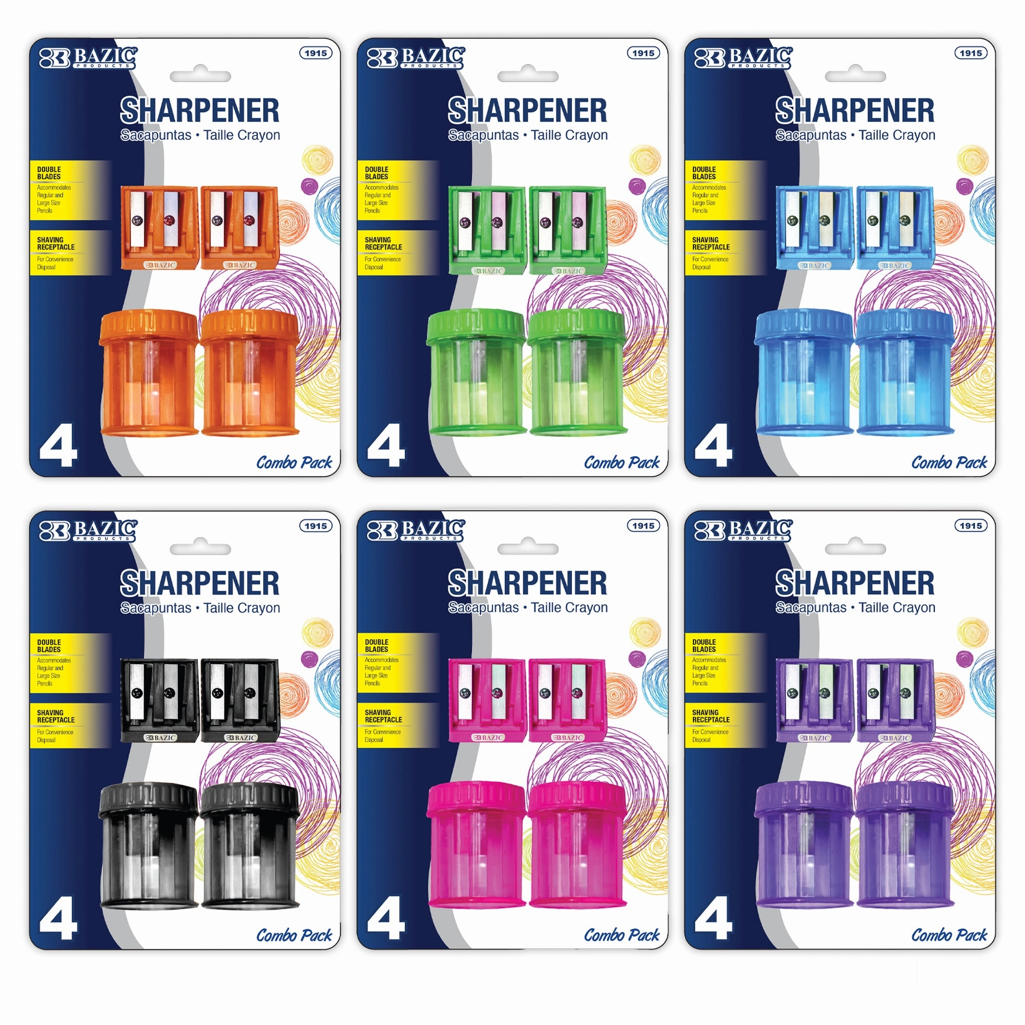 Dual Blade 2 Sharpener   2 Round Receptacle Sharpener