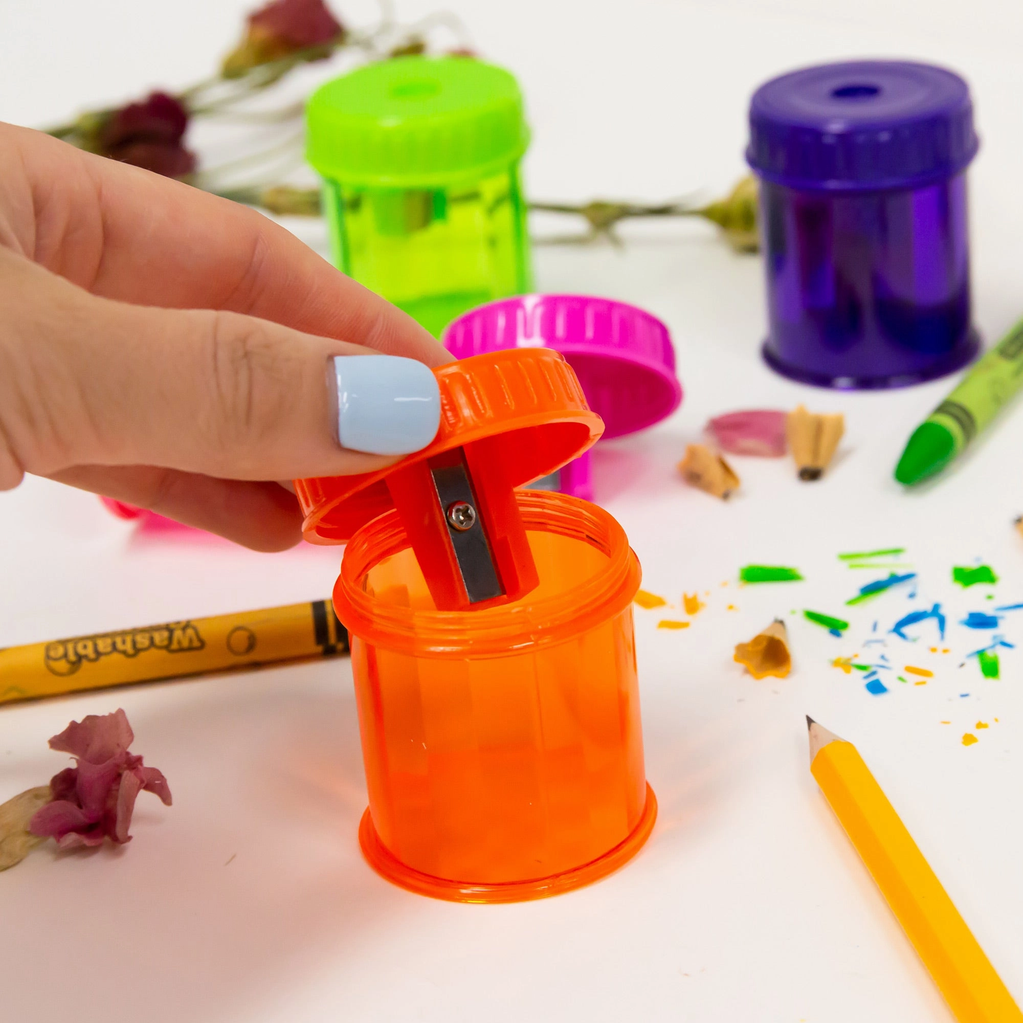 Dual Blade 2 Sharpener   2 Round Receptacle Sharpener
