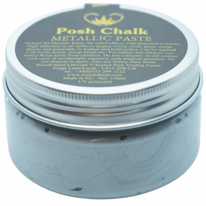 Effektpaste | Posh Chalk Metallic - Pearl Silver