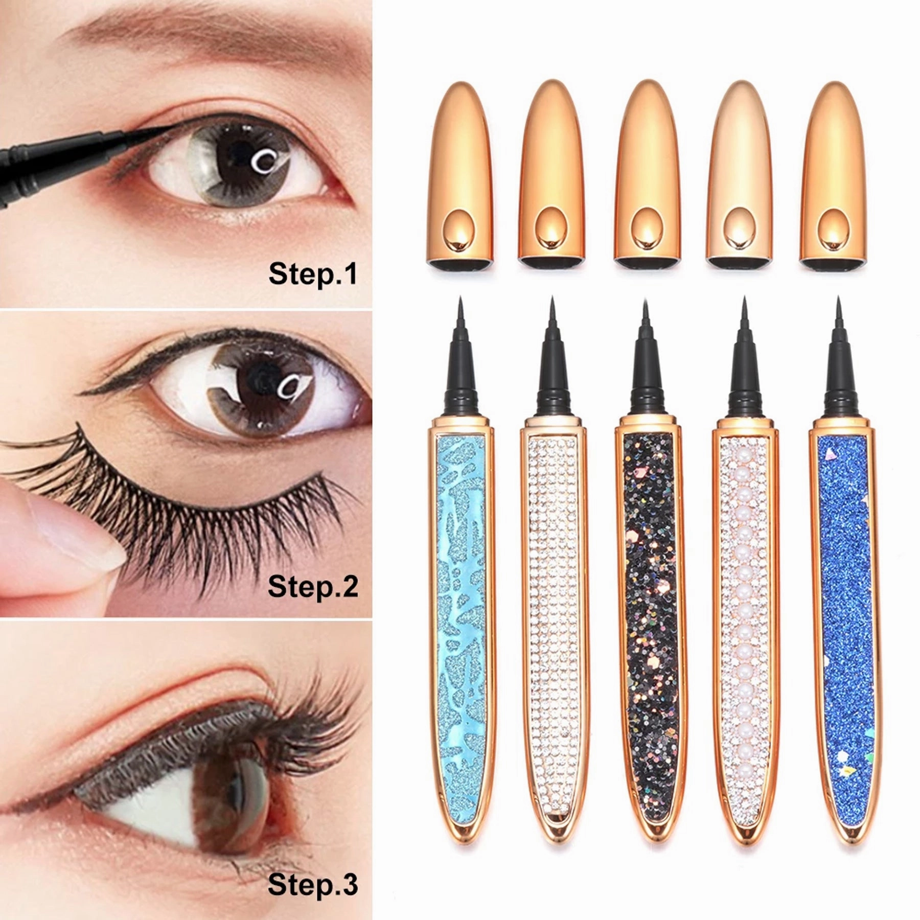 Eyelash Glue Liner - Black Matte Finish