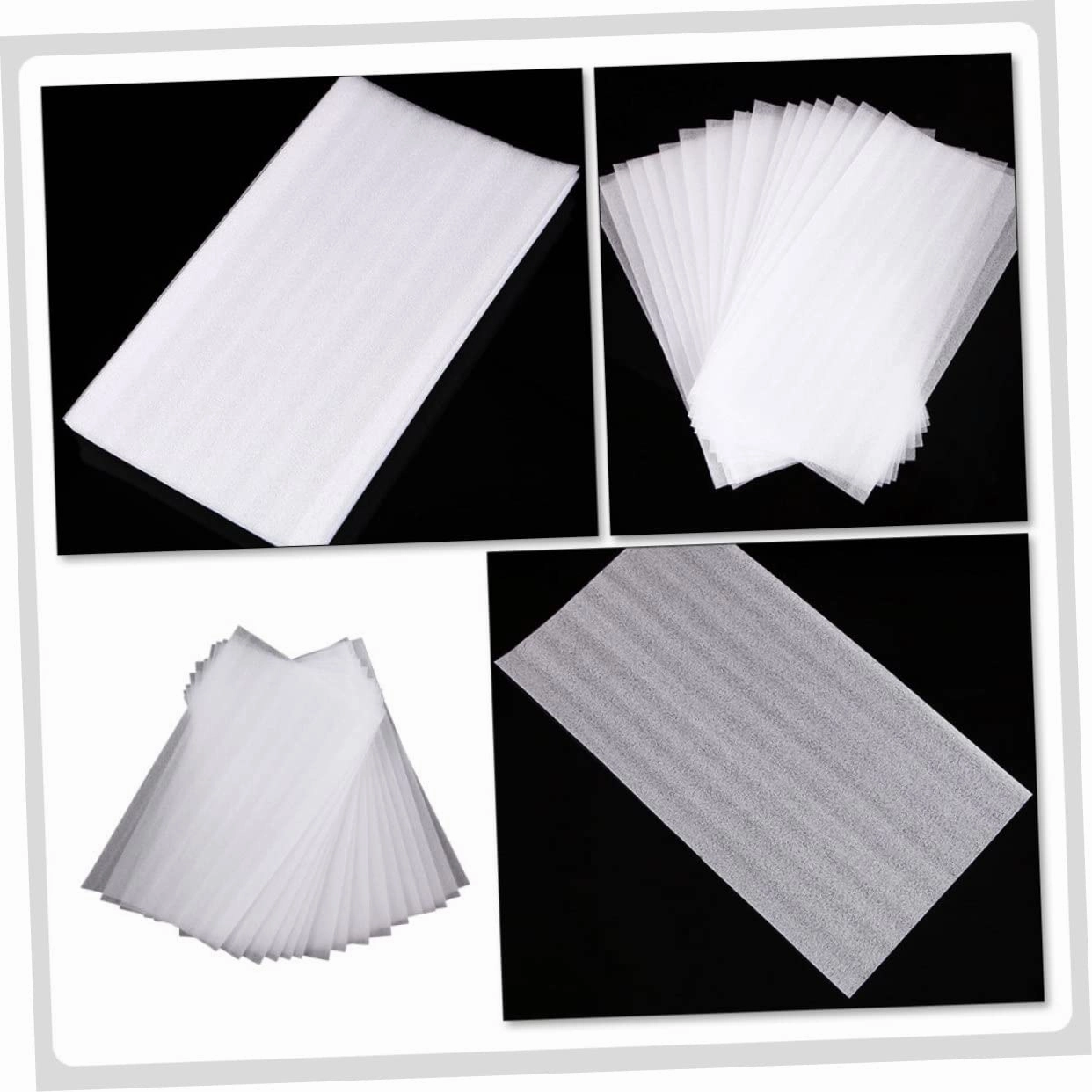 FRCOLOR 100 Sheets Pearl Cotton Highlighter Hair Dye Paper Washable Hair Dye Balayage Board Hair Coloring Paper Professional Hair Dye Hair Paper Wraps Hairdressing Tool Foam Dedicated