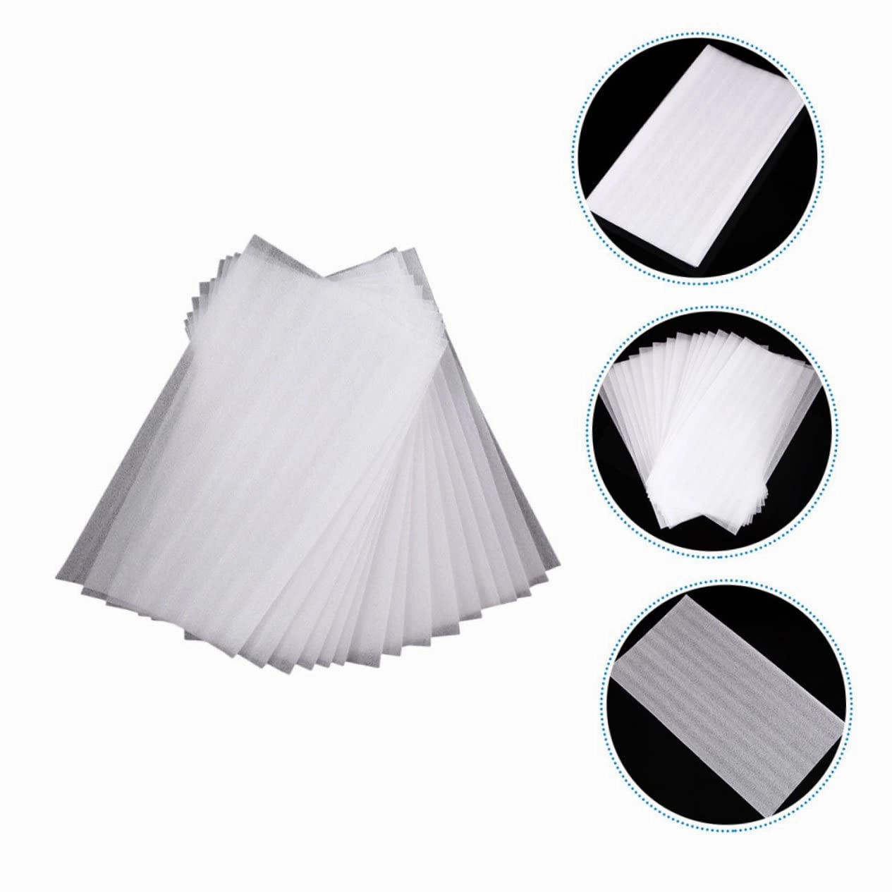 FRCOLOR 100 Sheets Pearl Cotton Highlighter Hair Dye Paper Washable Hair Dye Balayage Board Hair Coloring Paper Professional Hair Dye Hair Paper Wraps Hairdressing Tool Foam Dedicated