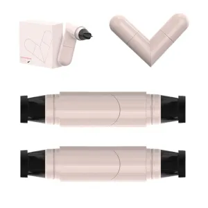 Gel Eyeliner Pencil Set, 2025 New Foldable Eyeliner Stamp for Perfect Wings, Waterproof Eyeliners Tool, Smudge Proof Eyeliners Pen for Beginners (2pcs Black)