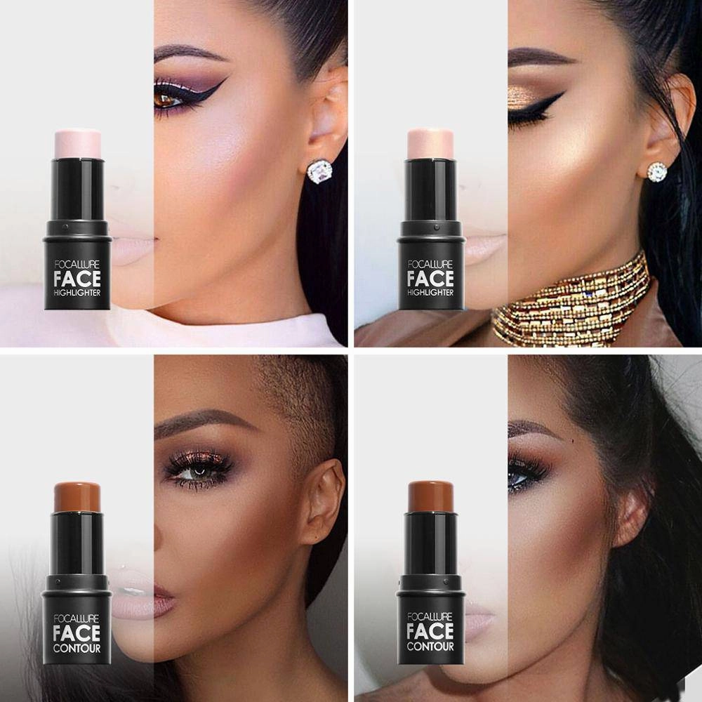 Glitter Face Powder Waterproof Bronzer & Concealer