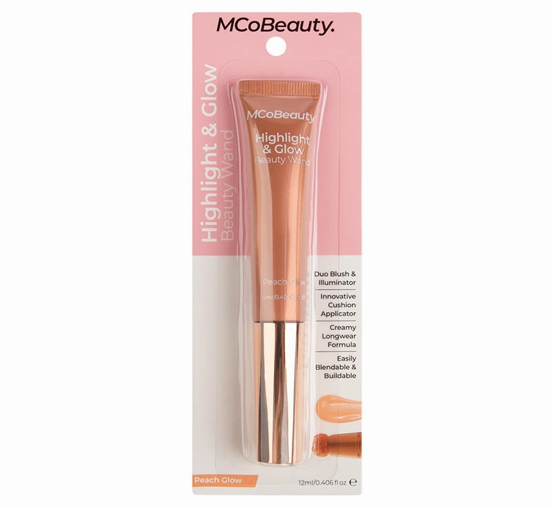 HIGHLIGHT & GLOW BEAUTY WAND - PEACH GLOW