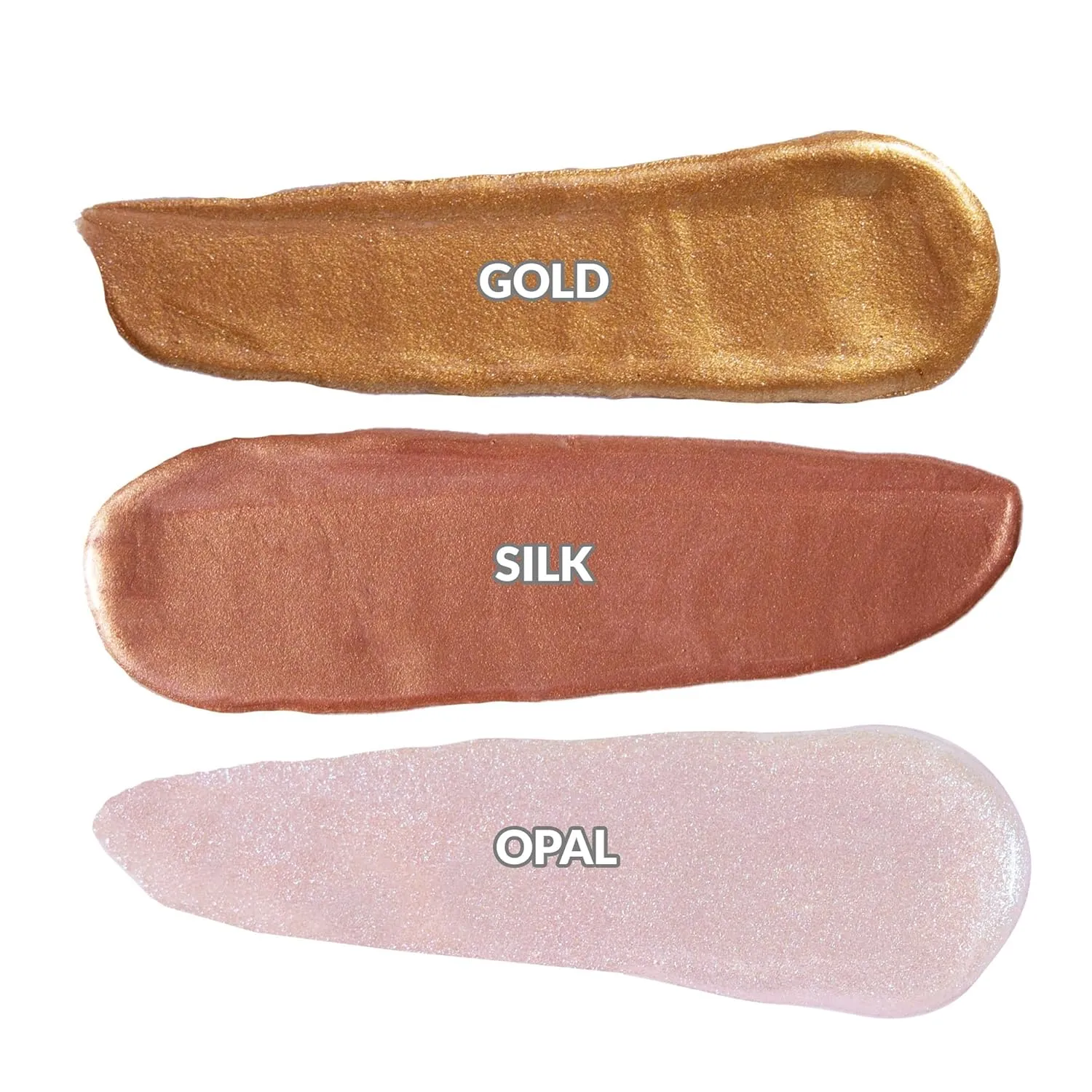 KimChi Chic Beauty Glam Tears Liquid Highlighter, Cheek Shimmer and Body Glitter, Sun-Kissed and Glowing Skin, Pearlescent Finish, Vegan Makeup, Opal Highlighter, 0.56 fl oz