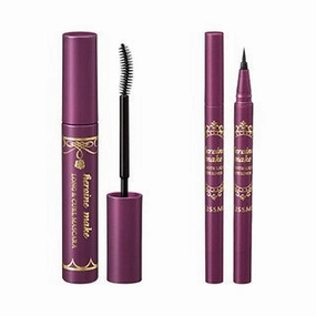 Kiss Me Long&curl Mascara Ex   Smooth Eyeliner Black