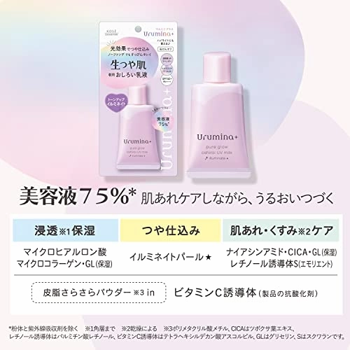 KOSE URUMINA PLUS Fresh Glossy Skin Oshiroi Milky Milk Illuminate 35g