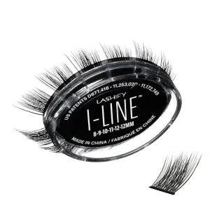 Lashify I-LineLong Pre-Mapped Gossamer, Easy DIY False Lashes to Create an Angled Look and Eyeliner Effect