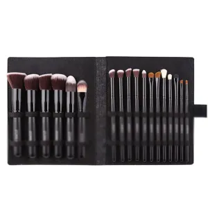 Makeup Tool Set, Black Makeup Powder Brush, 18 Pieces, Complete Set