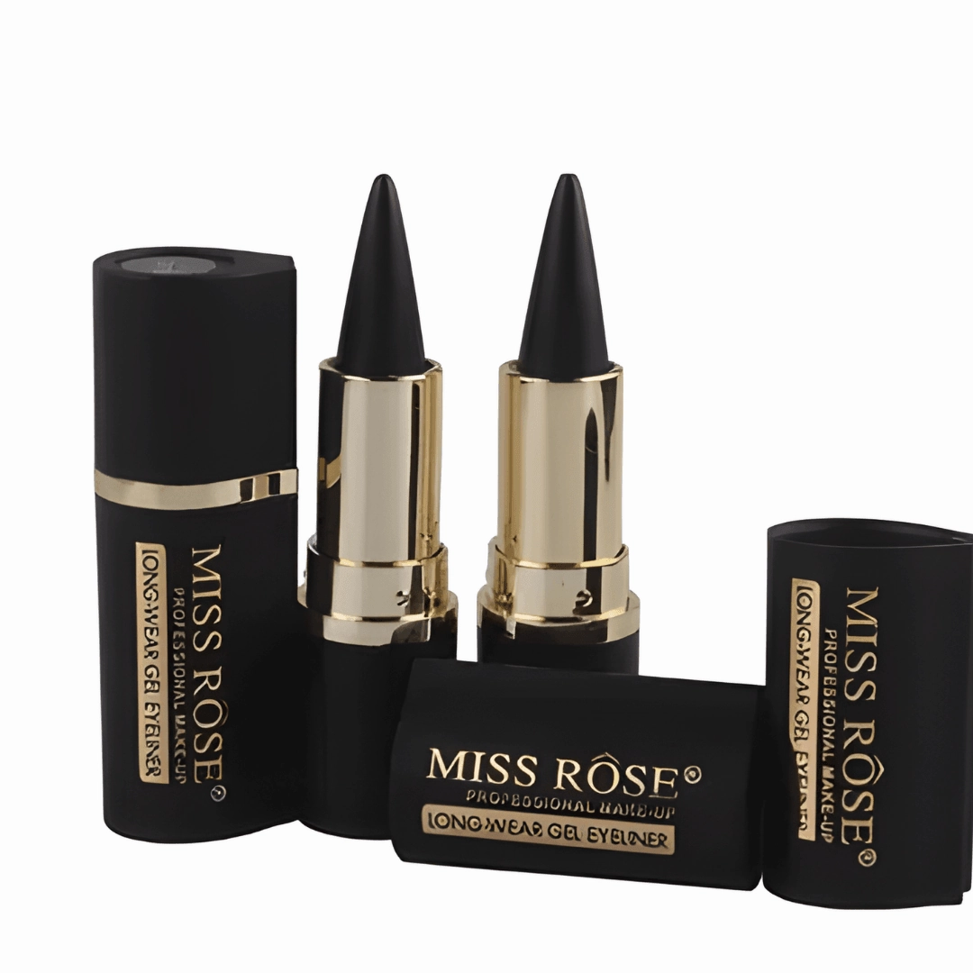 Miss Rose Black Kajal | Miss Rose Matte Black Gel Eyeliner