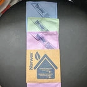 Norwex Makeup Remover Cloth Set Of 3 Face (Purple Green Blue) - NEW