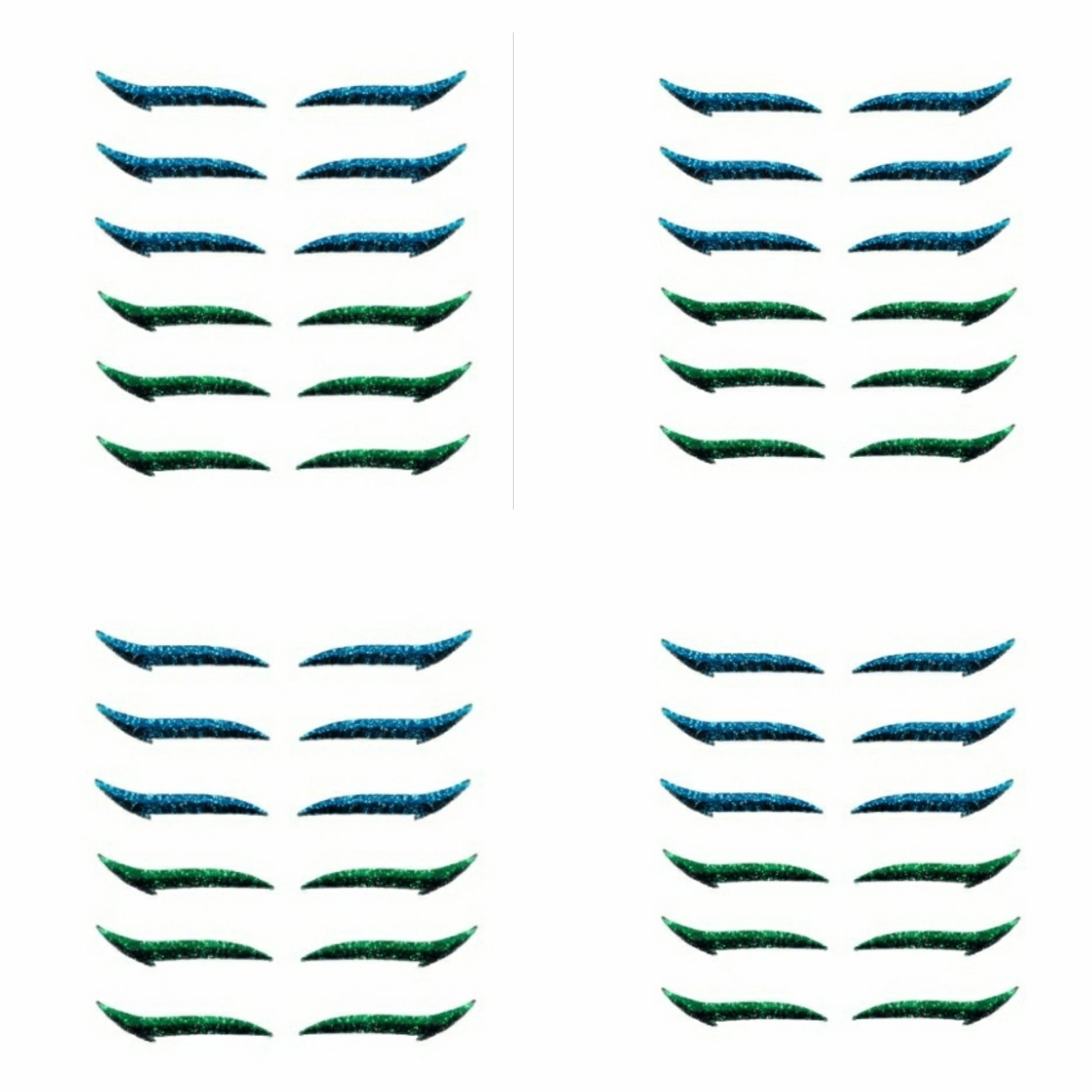 Sold out Kit All Blue & Green - 4 packs - 24 pairs