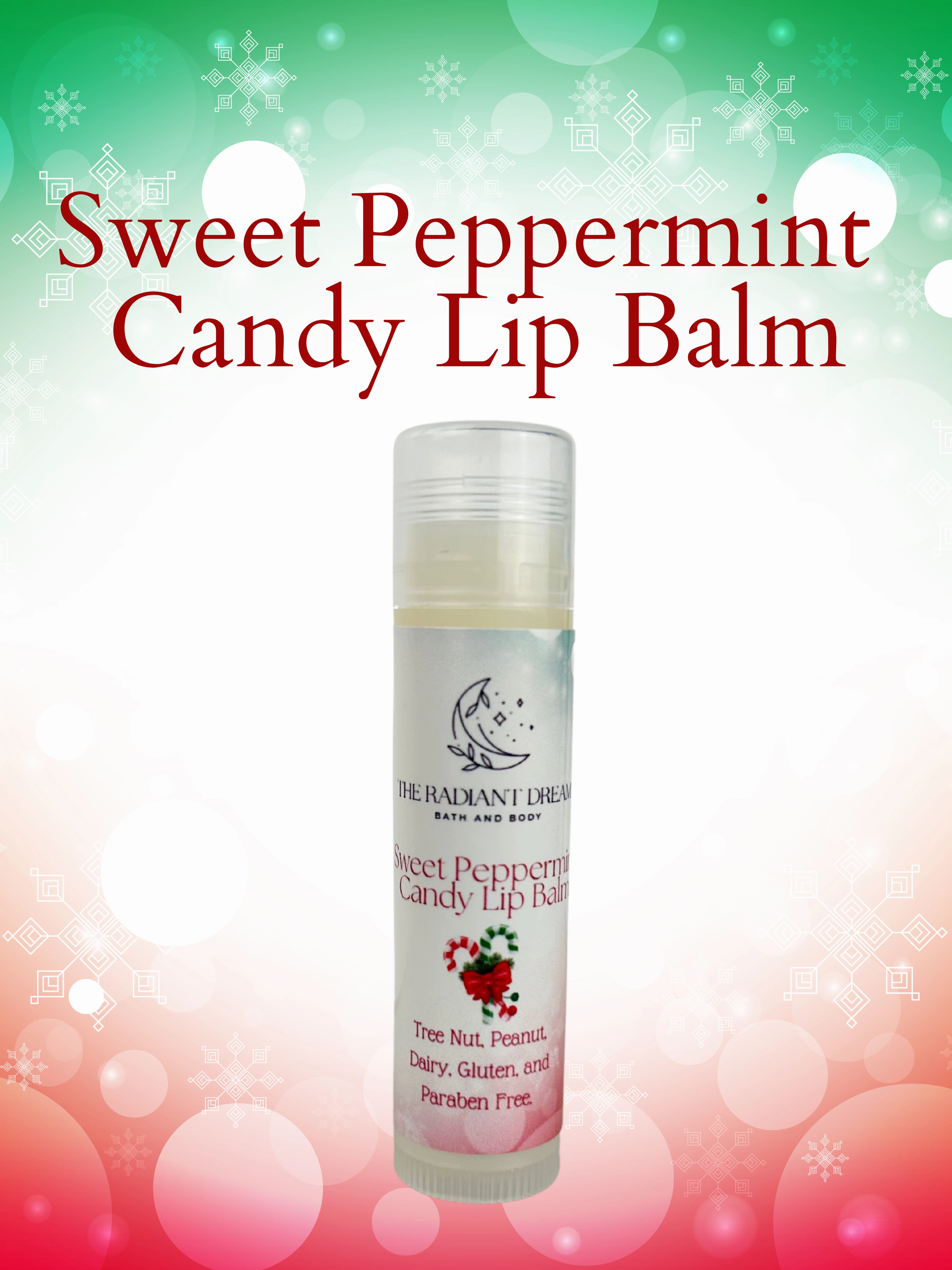 Sweet Peppermint Candy Lip Balm